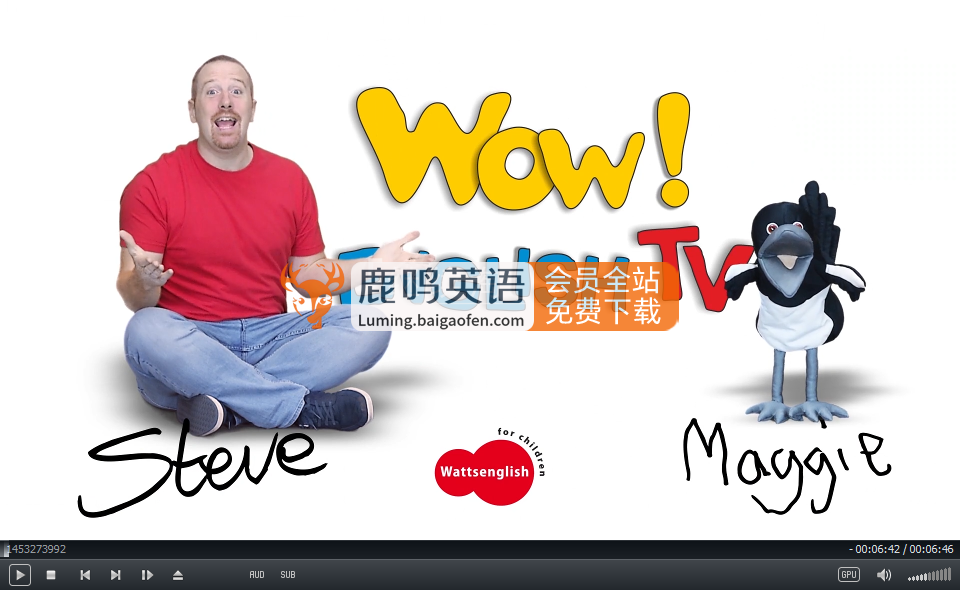 官網(wǎng)版無字幕《Wow English TV》史提夫少兒趣味英語動(dòng)畫視頻，全1-8季總288集，百度網(wǎng)盤下載！