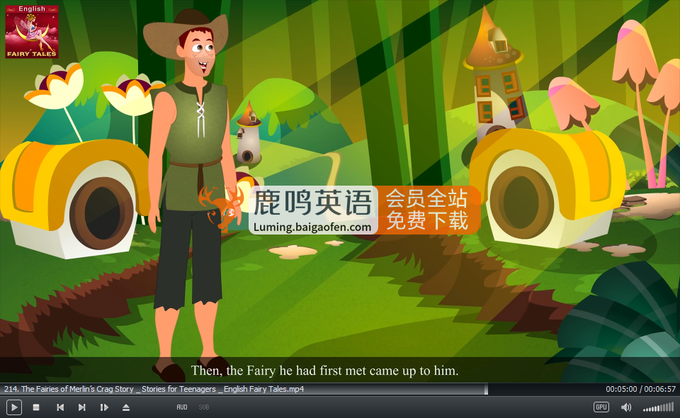 English Fairy Tales英語(yǔ)動(dòng)畫(huà)神話(huà)故事系列，全776集，1080P高清視頻帶英文字幕，百度網(wǎng)盤(pán)下載！