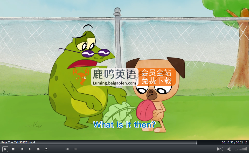 Pete the Cat皮特貓英文版帶英文字幕，全1-2季共21集，1080P高清視頻，百度網(wǎng)盤下載！