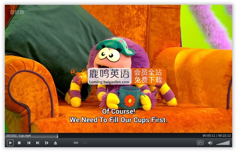 CBeebies學(xué)齡前兒童節(jié)目《Playtime Towers》全15集，1080P高清視頻帶英文字幕，百度網(wǎng)盤下載！