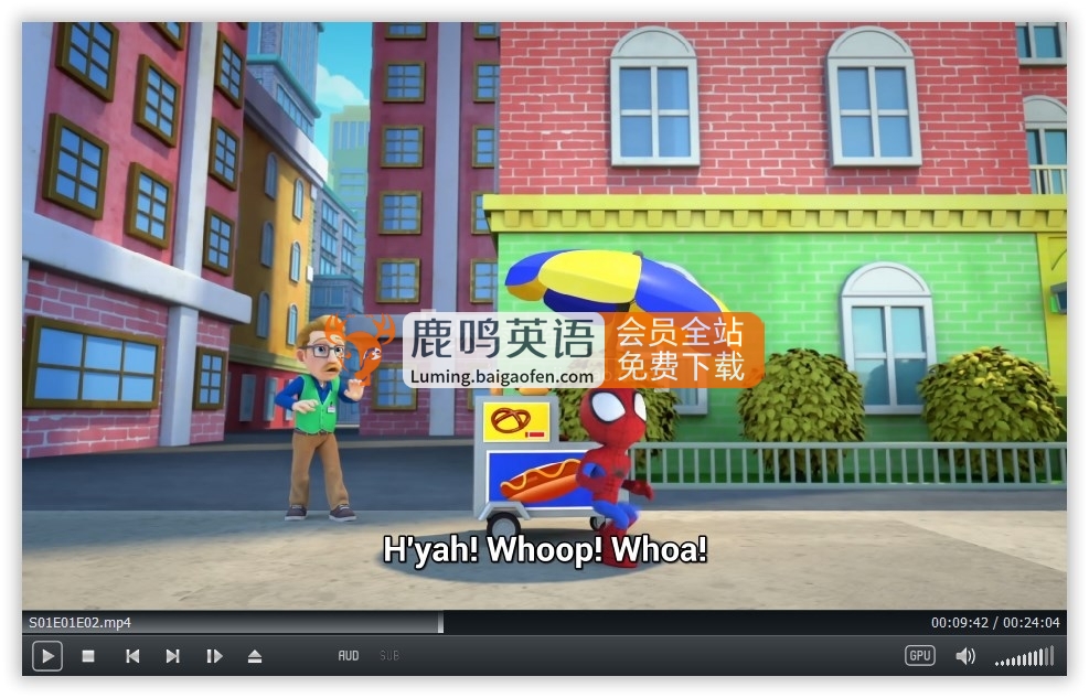 英文版《Spidey and His Amazing Friends蜘蛛俠和他的神奇朋友們》全三季共168集，1080P高清視頻帶英文字幕，百度網(wǎng)盤下載！