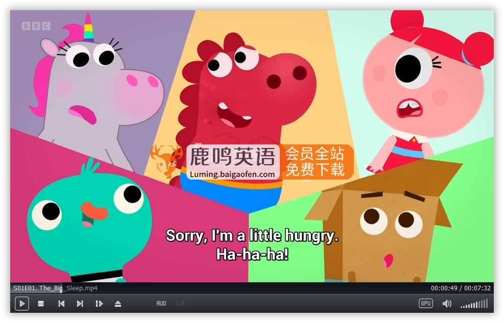 BBC英文探險動畫片《The Game Catchers游戲捕手》全1-2季共78集，1080P高清視頻帶英文字幕，帶配套音頻MP3，百度網(wǎng)盤下載！