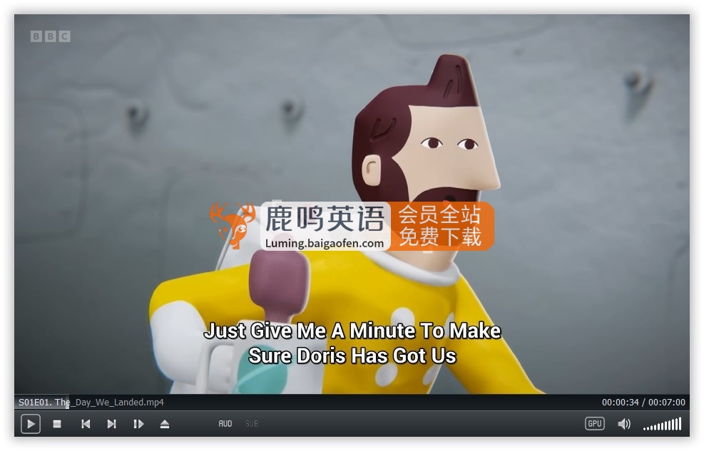 BBC英文動畫《Big Lizard 大蜥蜴》全52集，1080P高清視頻帶英文字幕，百度網(wǎng)盤下載！