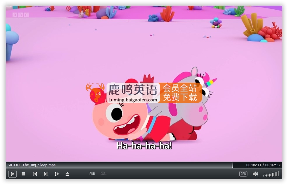 BBC英文探險動畫片《The Game Catchers游戲捕手》全1-2季共78集，1080P高清視頻帶英文字幕，帶配套音頻MP3，百度網(wǎng)盤下載！