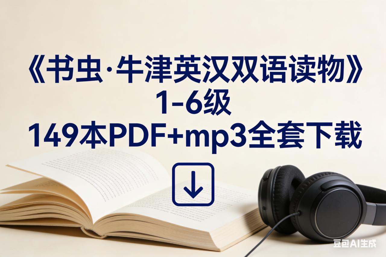 《書蟲·牛津英漢雙語讀物》1-6級 149本PDF+mp3全套下載 百度網(wǎng)盤下載